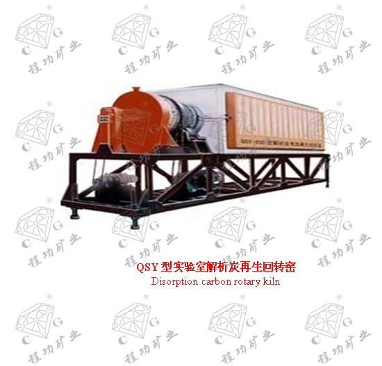 QSY��ʵ���ҽ���̿������תҤ Disorption carbon rotary kiln