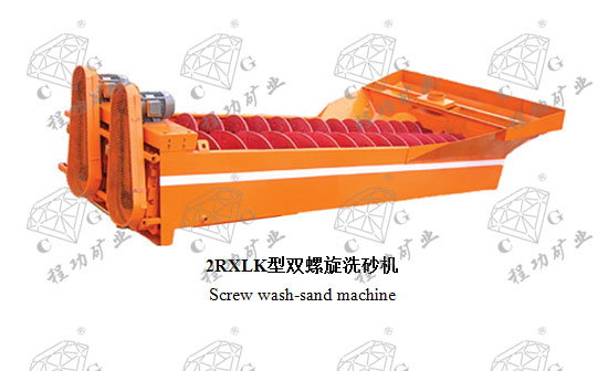 2RXLK��˫����ϴɰ�� Screw wash-sand machine